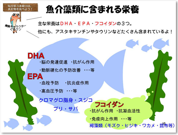 水産物に含まれる栄養素 沖縄県の水産物消費拡大事業 お魚レシピ伝道師