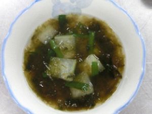 冬瓜とアーサの汁 沖縄料理レシピなら おきレシ