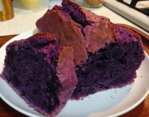 紫芋のパウンドケーキ