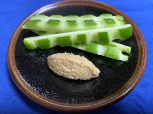 県産きゅうりの島豆腐ディップ